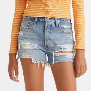 Levi’s 501 size 25 denim jean shorts new without tags NWOT